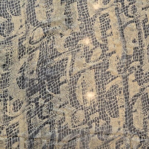 NEW AUTHENTIC RARE 2022 100% SILK CHRISTIAN DIOR PARIS SCARF SCARVE GOLD 60"X20" - Picture 3 of 15